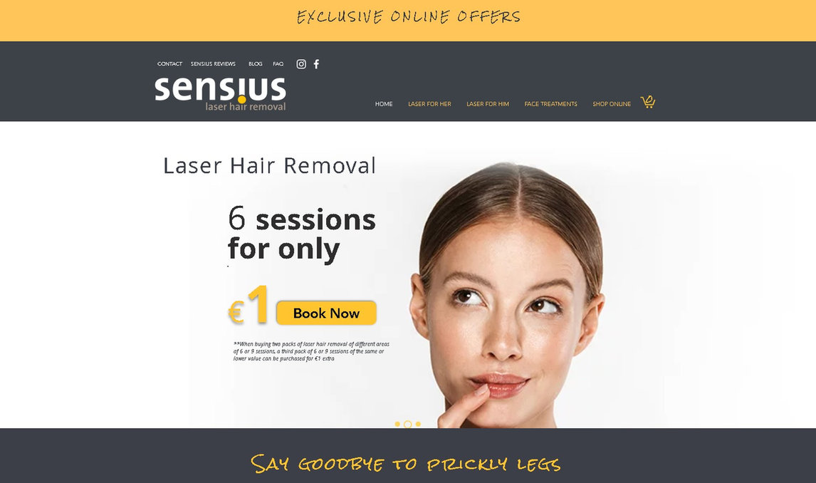 Captura del proyecto Sensius